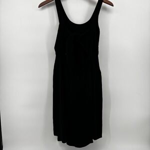 Pact Womens Sleeveless  Little Black‎ Midi Dress Size MD
